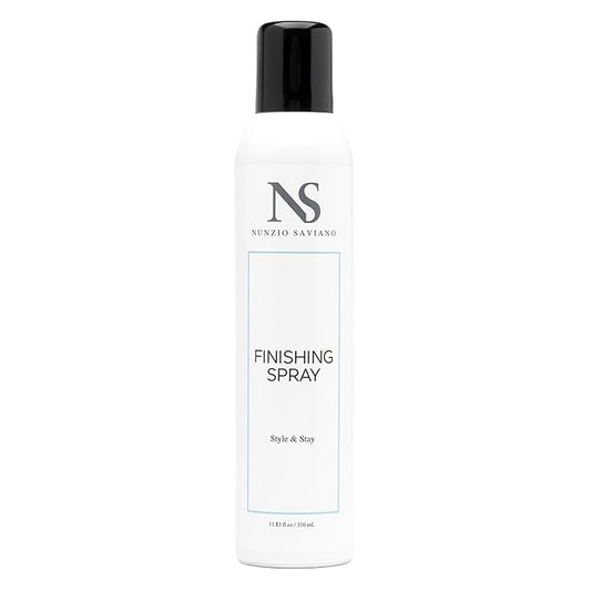 Nunzio Saviano Finishing Spray –Style & Stay – Lightweight, Non-Aerosol Hold Without Residue 11.83 oz / 350 mL