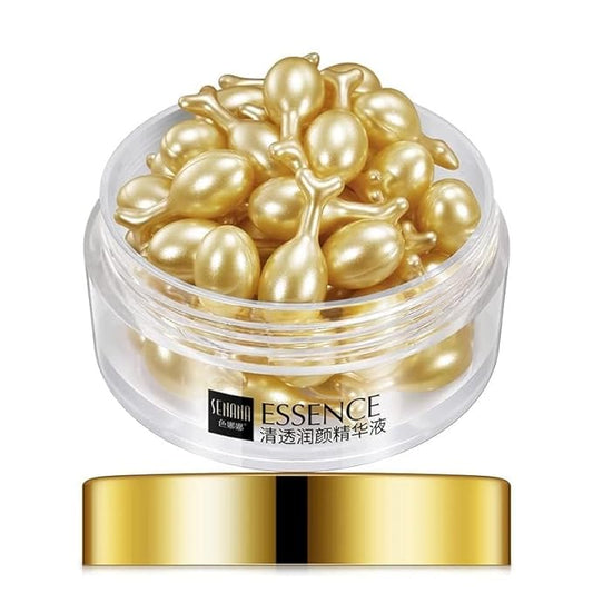 SENANA MARINA Active Skin Repair, Nourishing Anti Aging Night Serum Capsules for Face - Vitamin E, Supports Facial Skin Brightening and Corrects Dark Spots (3)