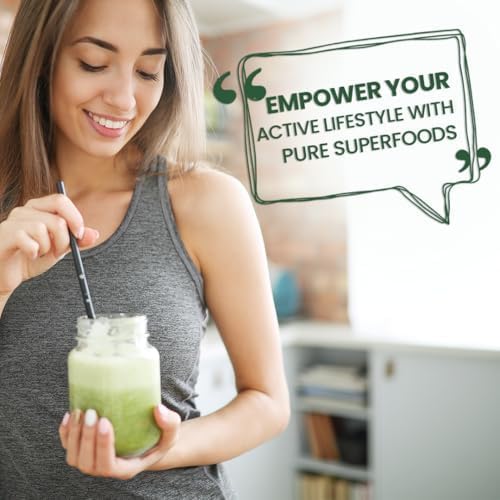 Superfood Reds & Greens Powder - 11.64 oz (Pack of 2), Prebiotics & Probiotics for Digestive Health, Super Greens Powder with Ashwagandha, Antioxidants, Vegan, Non-GMO