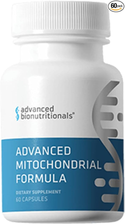 Advanced Bionutritionals – Advanced Mitochondrial Formula Support Supplement, Healthy Aging, Repair, Energy Optimizer with CoQ10, PQQ, Alpha Lipoic Acid, Gluten Free, Vegan, Non GMO (60 Tablets)