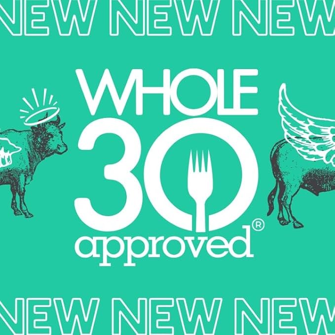 Air Dried Grass Fed Beef Snack (2 oz, Pack of 8) - Whole30 Approved, Paleo, Keto, Gluten Free, Sugar Free, Made in USA - (Steakhouse)