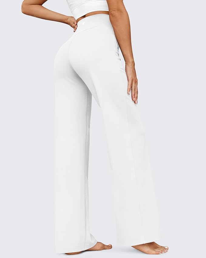 G4Free EverGoing Wide Leg Pants for Women Yoga Pants High Waist Sweatpants with Pockets Stretch Lounge Pants Comfy