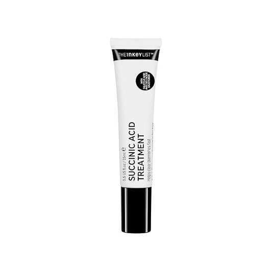 The INKEY List Succinic Acid Treatment 15ml, Clears Blemishes, Acne Treatment, Vegan Friendly, Suitable For All Skin Types