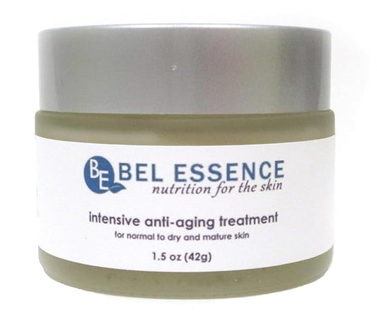 Bel Essence Intensive Anti-Wrinkle Cream for Face & Neck - Hydrating Anti-Aging Moisturizer Reduces Fine Lines - Day/Night All Natural Face Cream for Normal to Dry Skin - 1.5 Oz