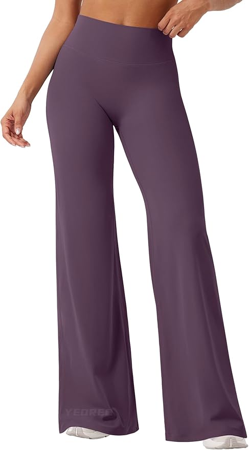 YEOREO Workout Leggings Womens No Front Seam Straight Leggings 29" / 31.5" / 33" High Waist Buttery Eddiy Gym Yoga Pants