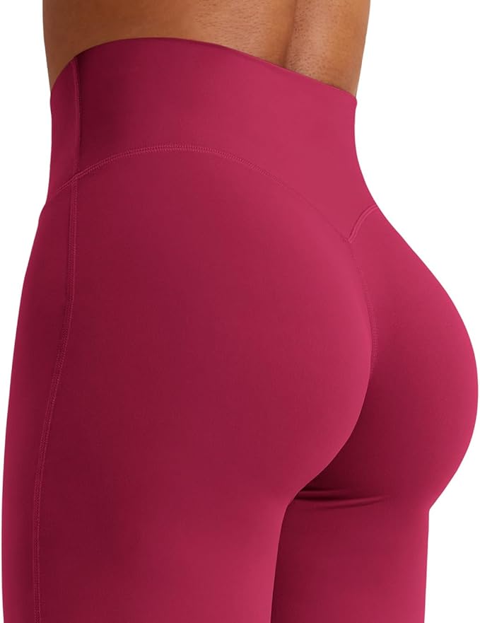 YEOREO Workout Leggings Womens No Front Seam Straight Leggings 29" / 31.5" / 33" High Waist Buttery Eddiy Gym Yoga Pants