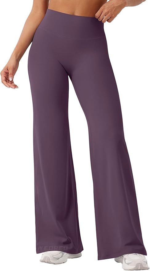 YEOREO Workout Leggings Womens No Front Seam Straight Leggings 29" / 31.5" / 33" High Waist Buttery Eddiy Gym Yoga Pants