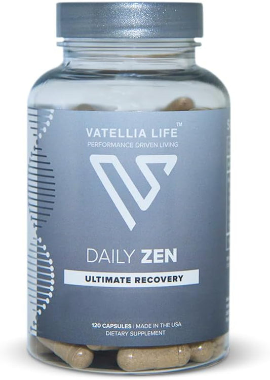 Vatellia Life Daily Zen | Ashwagandha Supplement | Stress Relief | Sleep and Mood Support | 2 Month Supply
