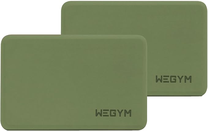 WeGym Yoga blocks with Anti-Slip, Comfortable Grip, Sturdy Sides for Secure Workouts at Home, for Yoga, and Pilate Training