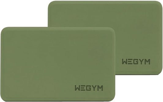 WeGym Yoga blocks with Anti-Slip, Comfortable Grip, Sturdy Sides for Secure Workouts at Home, for Yoga, and Pilate Training
