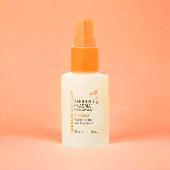 Serious Skincare Vitamin C Serum for Face, Anti-Aging Face Serum with Collagen, Vitamin E, Hydrating Skin Care for Brightening, Improve Appearance of Dark Spots, Tone, Fine Lines & Wrinkles 1 Fl Oz