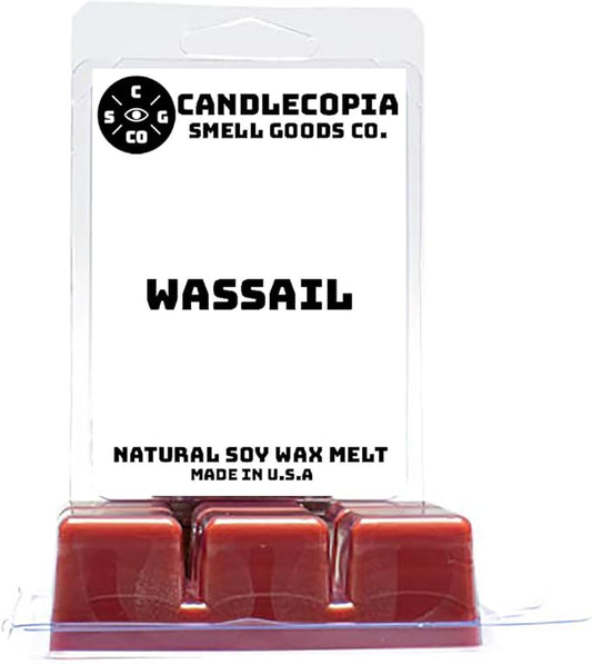 Wassail Strongly Scented Hand Poured Vegan Wax Melts, 12 Scented Wax Cubes, 6.4 Ounces in 2 x 6-Packs