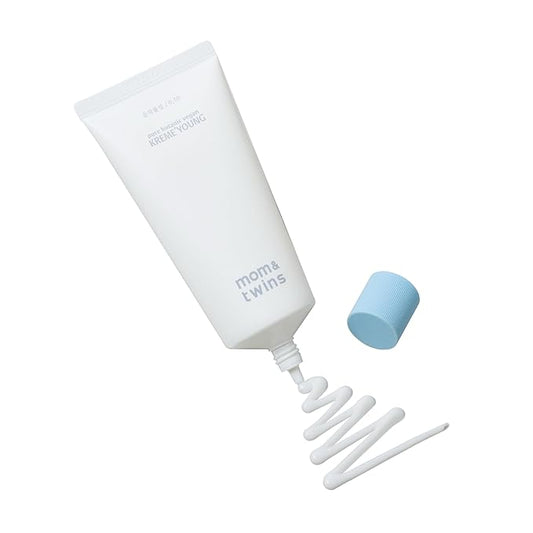 KREME'YOUNG – Teen Blemish-Prone & Oily Skin Moisturizer, Organic Korean Face Cream, Hydrating, Fast Absorbing, Non-Greasy, Gentle & Soothing, Vegan & Non-Toxic with Vitamin C(2.47 oz / 70g)