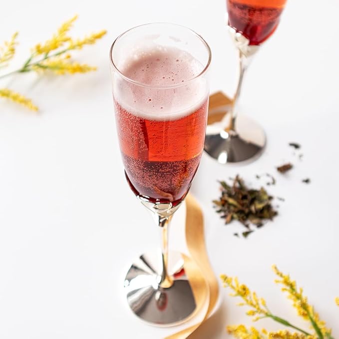 Organic Positively Tea Company, White Mimosa White Tea, Loose Leaf, 4 Ounce