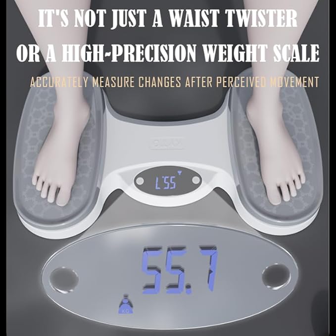 KYTO Waist Twister Disc, Exercise Twist Boards Waist Twist Board for Exercise Balance Board for Foot Massage Waist Twister for Women Belly Fat Body Shaping Fitness Twister Machine