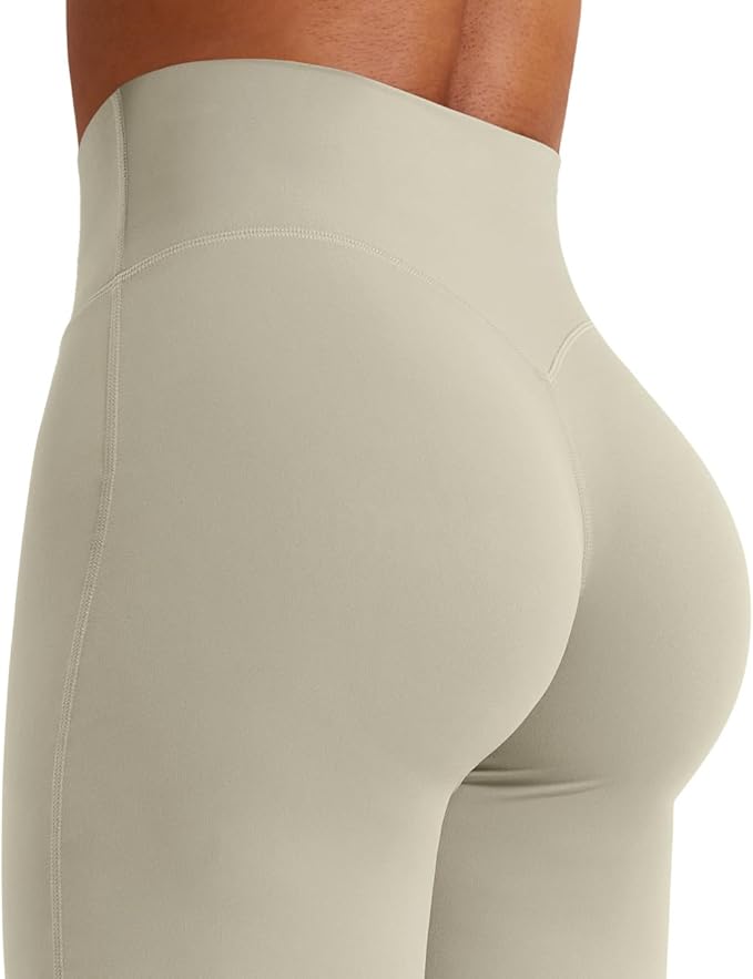 YEOREO Workout Leggings Womens No Front Seam Straight Leggings 29" / 31.5" / 33" High Waist Buttery Eddiy Gym Yoga Pants