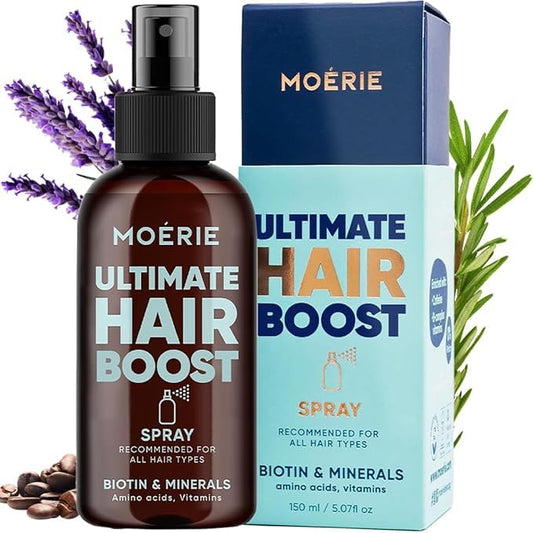 Moerie Ultimate Hair Boost Spray, Fresh Scent - 5.07 Fl. Oz (Packaging may vary)