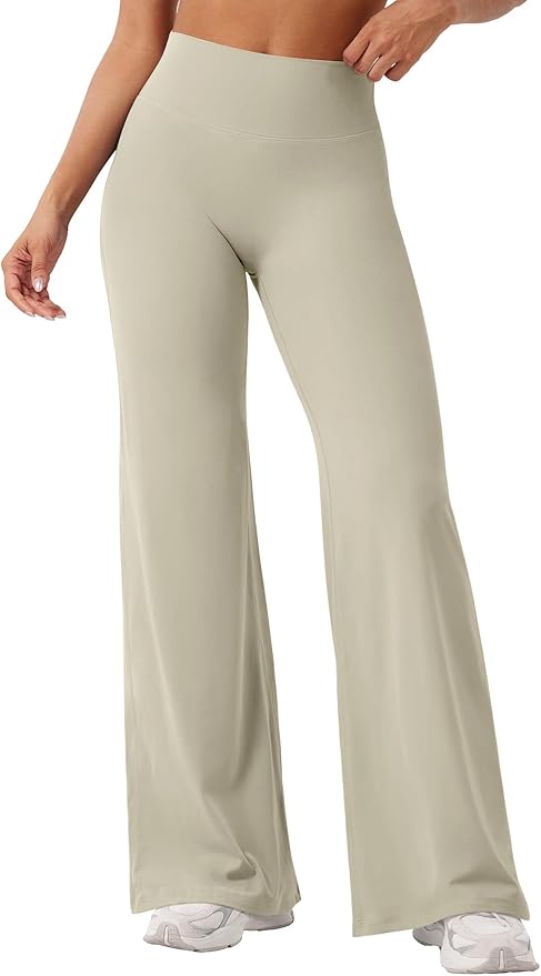 YEOREO Workout Leggings Womens No Front Seam Straight Leggings 29" / 31.5" / 33" High Waist Buttery Eddiy Gym Yoga Pants