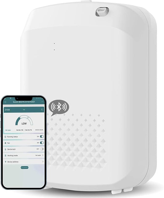 Smart Scent Air Machine for Home, Bluetooth Hotel Collection Diffuser with Smart Cold Air Tech, 1500 Sq. Ft Coverage Cold Air Diffusers Aromatherapy Diffuser for Home, Hotel, Office, Spa