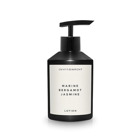 ENVIRONMENT Inspired by 5-Star Hotels RC Lotion, 300ml Luxury Scented Lotion (Marine | Bergamot | Jasmine) Bathroom Luxury, Men & Women High-End Body Lotion, Hand Cream, Dry Skin Treatment