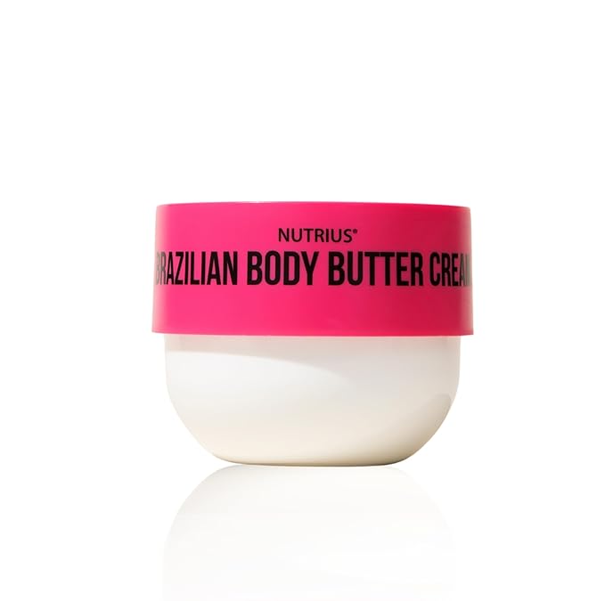 Nutrius Berry Bliss Body Butter – Hydrating Vegan Cream with Acai & Vitamin C, 6oz