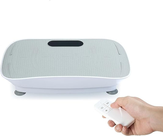 Smart Auto Vibration Plate – 10-Level Silent Shaker Machine for Weight Loss, Toning & Massage | No-Remote Patented Start-Stop, Quiet Motor, 10-Min Auto Workout for Unisex