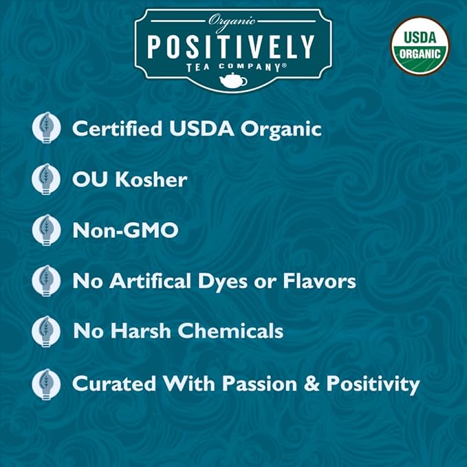 Organic Positively Tea Company, Scottish Breakfast Black Tea, Loose Leaf, 4 Ounce