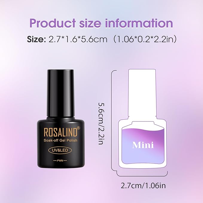 ROSALIND Cat Eye Gel Nail Polish - 12 Colors Jelly Gel Polish Set Translucent Cateye Effect Soak Off UV Set Magic Magnetic Glitter Nail Art Collection with Magnet Stick Manicure Gift for Women