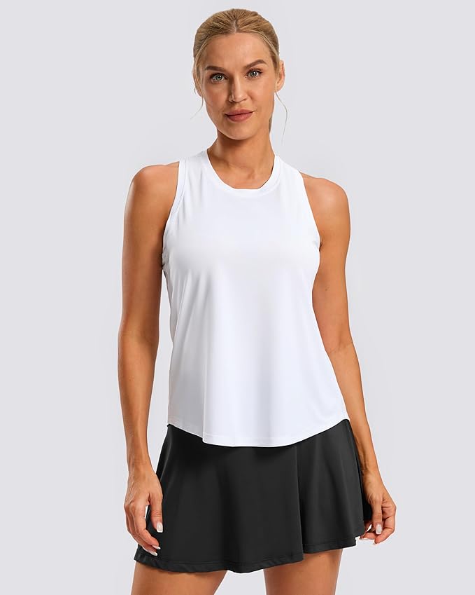 G Gradual Women's Workout Tank Tops Racerback Athletic Yoga Tops Loose Fit Sleeveless Running Gym Sports Shirts for Women