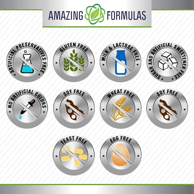 Amazing Formulas Alpha Lipoic Acid | 200 Mg Amino Acid Supplement | Capsules | Non-GMO | Gluten-Free | Made in USA (1 Pack | 120 Count)
