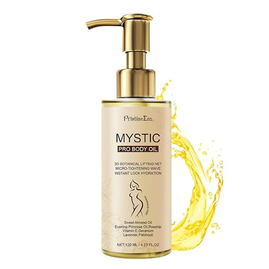 Mystic Body Firming Oil Deep Lasting Hydration and Firming Skin for Full Body Skin Tightening Magic Body Oil After Shower 4.23 fl oz (Fragance free)