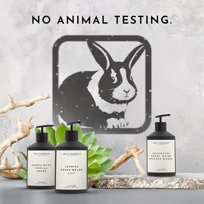 ENVIRONMENT Inspired by 5-Star Hotels DBCH Lotion, 300ml Luxury Scented (Green Tea | Orange | Lemongrass) Bathroom Luxury, Men & Women High-End Body Lotion, Hand Cream, Dry Skin Treatment