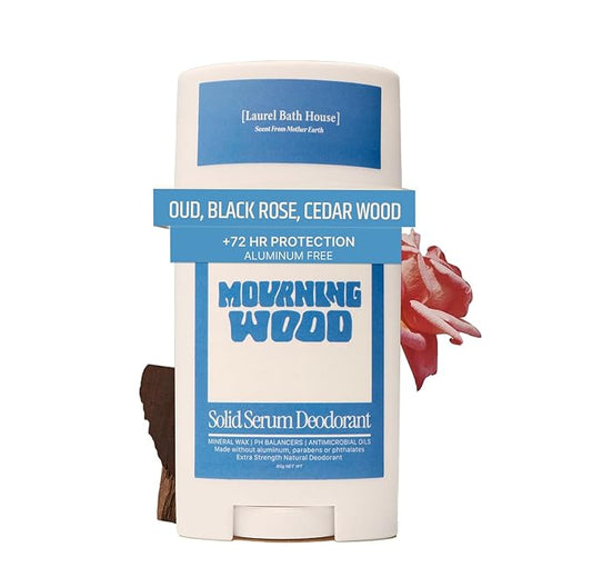 Aluminum Free Deodorant | Extra Strength 72 Hour Protection for Women & Men | With Natural Extracts, Skincare & Antimicrobial Enzymes (Oud, Black Rose, Cedar Wood)