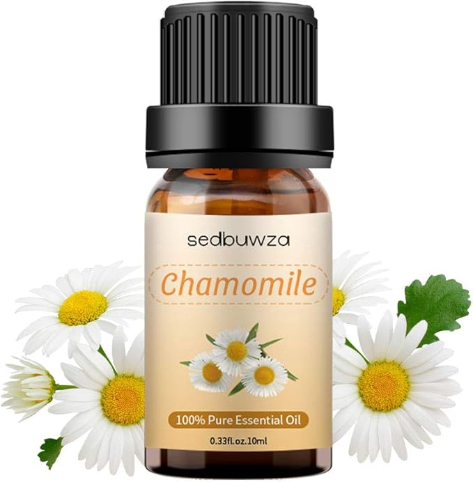 Sedbuwza Chamomile Essential Oil, Pure Organic Chamomile Fragrance Oil for Diffuser, Humidifier, Soap, Candle, Perfume