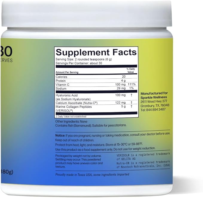 Skin Boost Plus (Chocolate) [30-Serves] and Marine (No Flavor) [30-Serves] | VERISOL Bioactive Hydrolyzed Collagen Peptides to Improve Skin, Hair & Nail Health