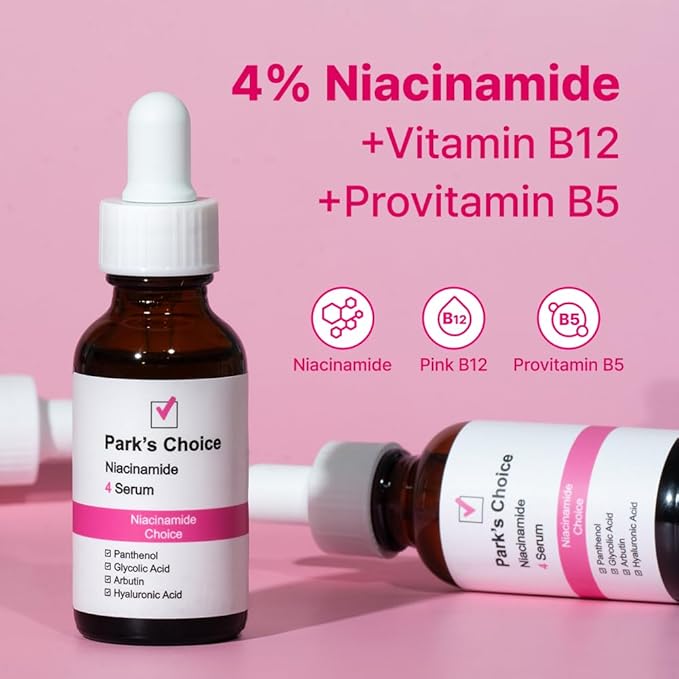 Park's Choice Niacinamide 4 Serum with B12, Tone Refining Serum, 1.01 fl.oz.