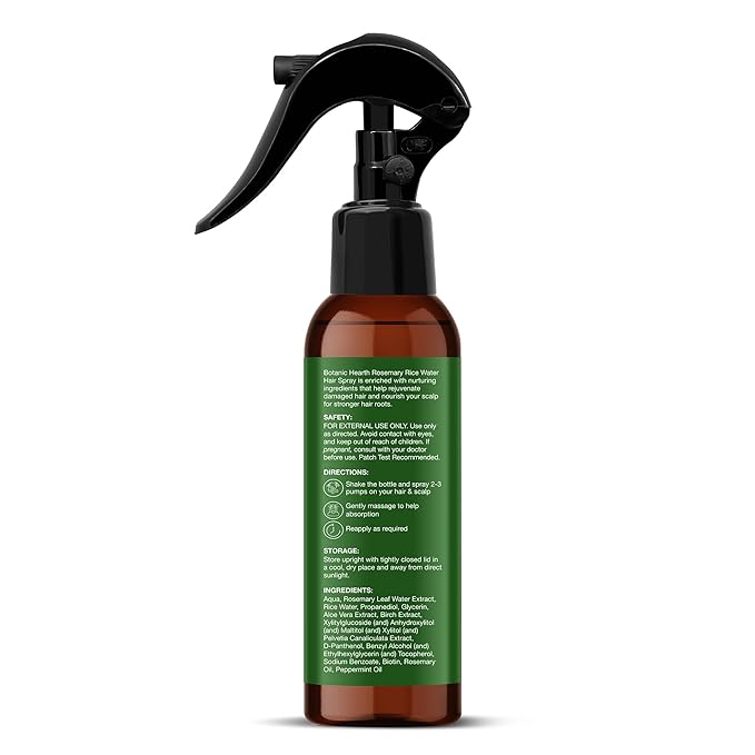 Botanic Hearth Advanced Rosemary Water Spray For Hair Growth With Peppermint, Biotin | Thinning Hair Regrowth, Scalp Treatment For Men & Women| 6.8 Fl Oz