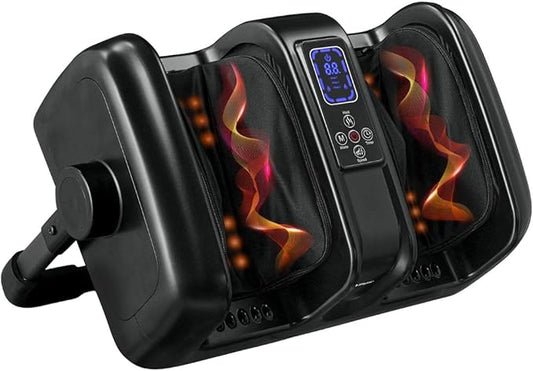 LifePro Foot Massager with Heat - SoleSerene Shiatsu Foot and Calf Massager, Electric Machine with Remote Control for Feet, Ankles, and Arms