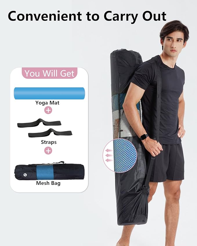 Large Yoga Mat 78"x 51" 20mm/15mm/10mm Thick Workout Mats for Home Gym, Extra Wide Workout for Women Men Gym Flooring Exercises