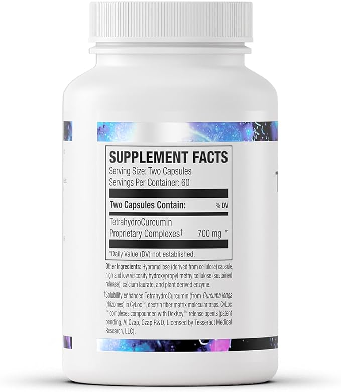 TetraCumin SR Joint Support Supplement, Sustained Release Turmeric Curcumin Metabolite, Proprietary Joint Supplements for Women & Men, Helps Promote Muscle & Joint Health, 120 Capsules