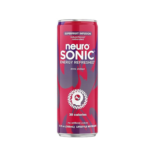 Neuro Sonic Superfruit Infusion, 12 Fl Oz Can (Pack of 12)