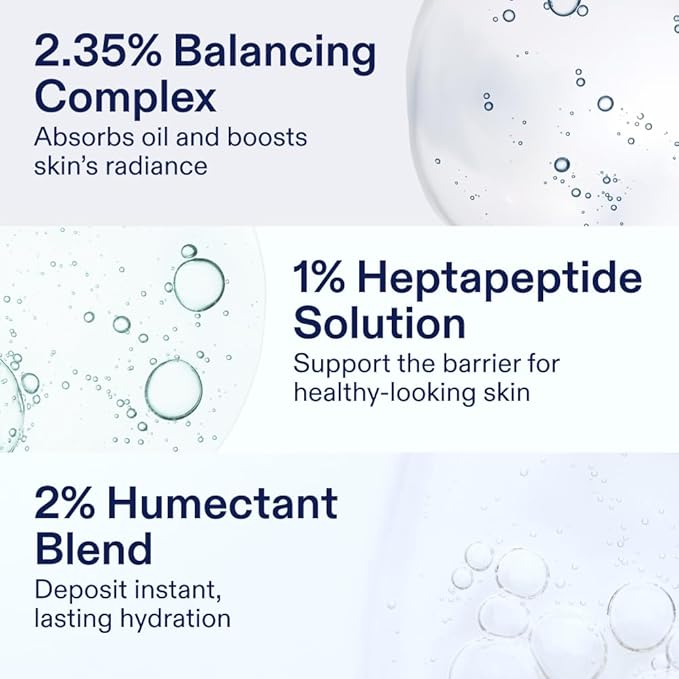 Skinfix Barrier Balancing Water Cream - 1.7 oz - Weightless Moisturizer with Hyaluronic Acid & Niacinamide - Combo + Oily Skin - Acne-Safe, Non-Comedogenic, Fragrance Free, Vegan, Cruelty Free