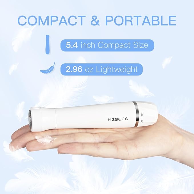 Nose Hair Trimmer for Women and Men, 3-in-1 Electric Facial Hair Removal Rechargeable Portble Waterproof Face Shaver Razor for Nose Ear Eyebrow Peach-Fuzz Lips Chin FT3001