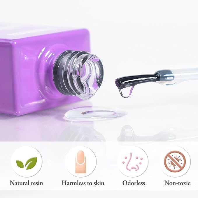 FZANEST Gel Top Coat 2 * 15ML No Wipe Diamond Top Coat Gel Nail Polish Clear High Glossy Mirror Shine Chrome Finish UV LED Long Lasting No Chipping Yellowing Salon Quality Home Use Beauty Gift