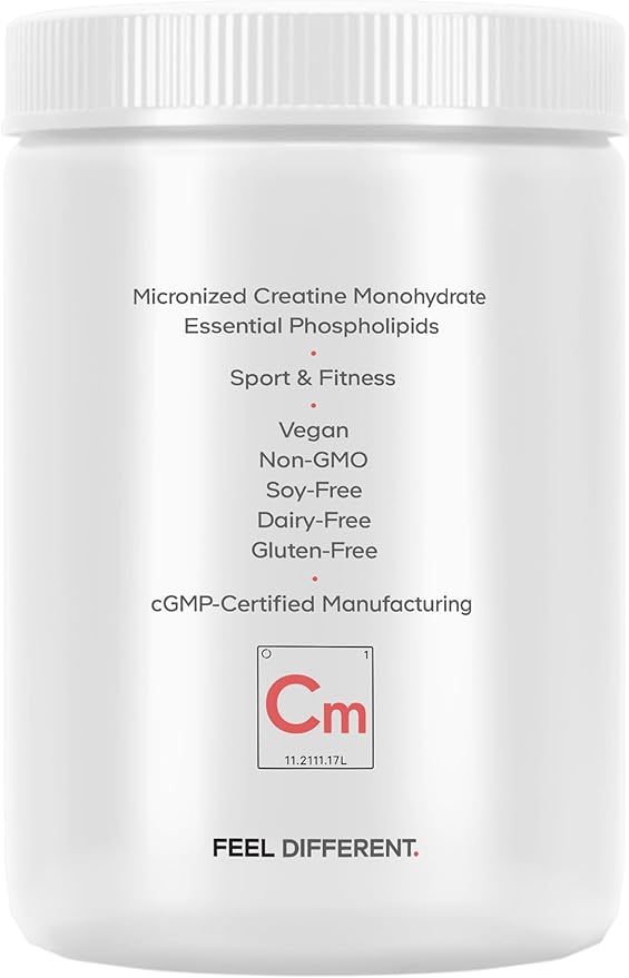 Codeage Liposomal Creatine Powder Supplement - 3-Month Supply - 5000mg Creatine Monohydrate Pre Workout & Post Workouts - Unflavored Creatine, Pure Creatine Powder, Creatinine for Sports - 90 Servings