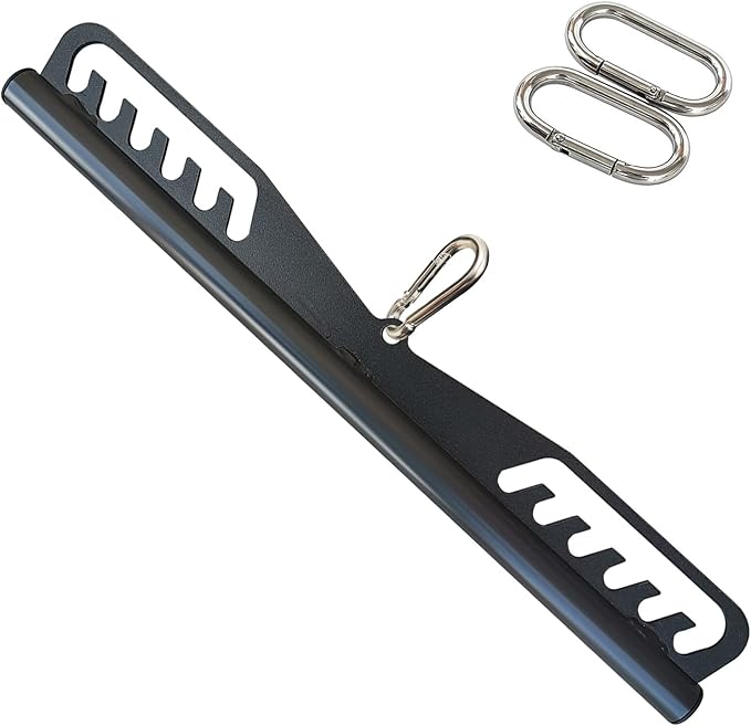 KORIKAHM Adjustable Lat Pull down Bar, Cable Machine Attachments for Gym, Home Gym Fitness T-bar Row Pulldown Attachments, Lat Pull Down Machine Wide Grip Neutral Grip Handle