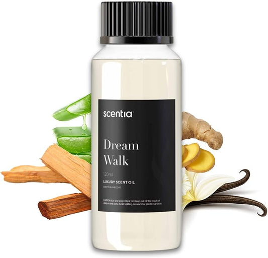 Hotel Diffuser Oil - 120 ml 4.06 fl oz - Fragrance Oil Blend with White Tea,Natural Home Fragrance and Hotel Scent for Diffusers & Machines -Dream Walk