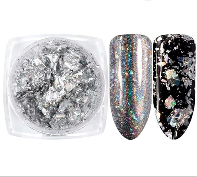 Nail Art Chameleon Glitters Sequins Chunky Iridescent Holographic Flakes Confetti Iridescent Powder for Nail DIY