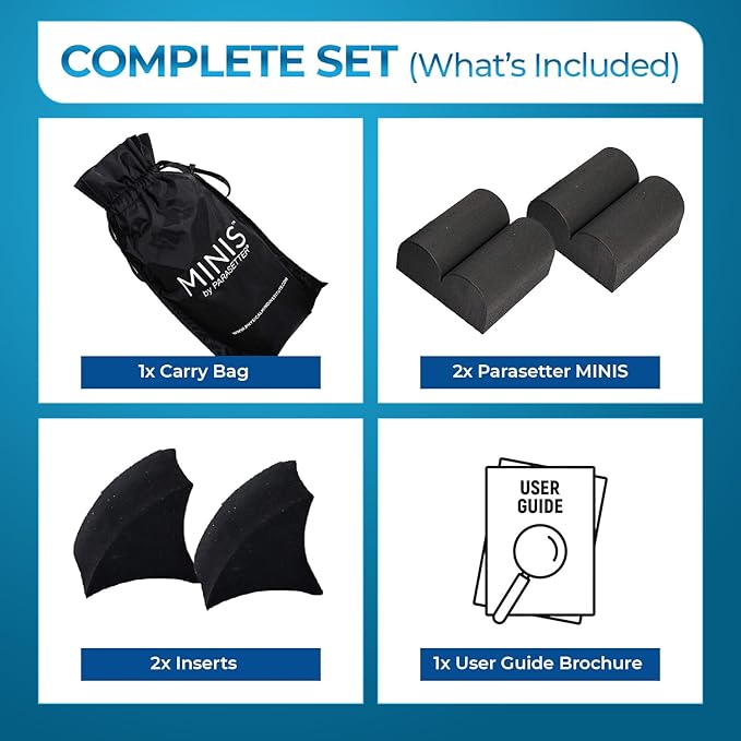 PARASETTER MINIS Foam Roller for Foot and Heel Pain Relief, Relieve Planter Fasciitis – Patented Foot and Arch Massager Tool