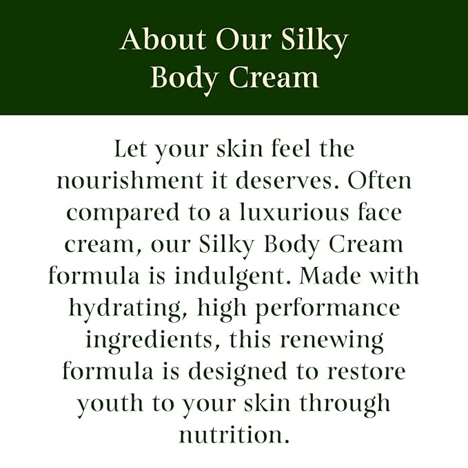 Camille Beckman Lotus Blosson & Green Tea Scented Silky Body Cream, Daily Moisturizer for All Skin Types | Non-Greasy Vegan Formula to Nourish and Soften Hands and Body, 13 Ounce